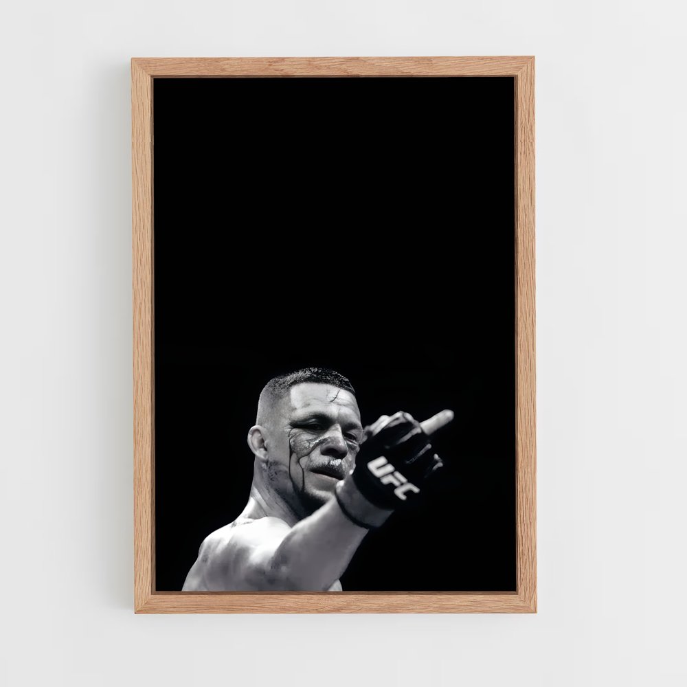 Poster Mic Drop Diaz – affiche MMA (vue 4)